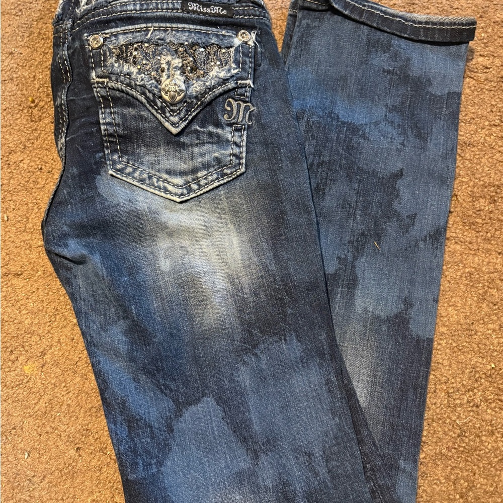 Miss Me Women's Dark Blue Skinny Jeans